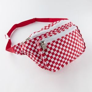 Mini Checker Red & White Fanny Pack